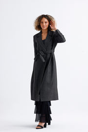 Wholesale Lined Long Patterned Trench Coat