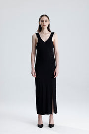 Wholesale Thick-Strap Lycra Viscose Casual Dress