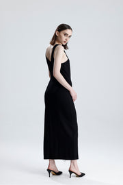 Wholesale Thick-Strap Lycra Viscose Casual Dress