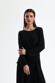 Toptan Beli Volanlı Sandy Elbise