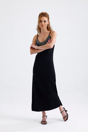 Wholesale Long-Strap Dress with Stone Details