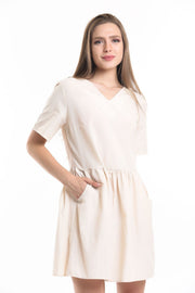 Toptan Cep Detaylı Mini Elbise