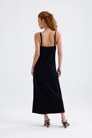 Wholesale Long-Strap Dress with Stone Details