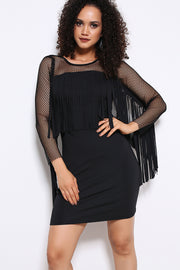 Wholesale Sleeveless and Front-Tasseled Dress