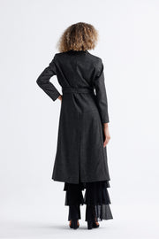 Wholesale Lined Long Patterned Trench Coat
