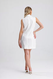 Wholesale Lined Sequin Lapel Collar Double-Breasted Evening Blazer Dress
