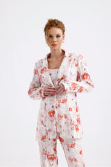 Beyaz Oranj Batik