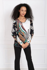 Wholesale Bader Bow Detailed Short-Sleeved Stone-Embellished Shirt