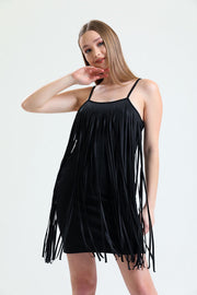 Wholesale Tasseled Mini Evening Dress