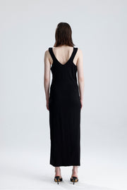 Wholesale Thick-Strap Lycra Viscose Casual Dress