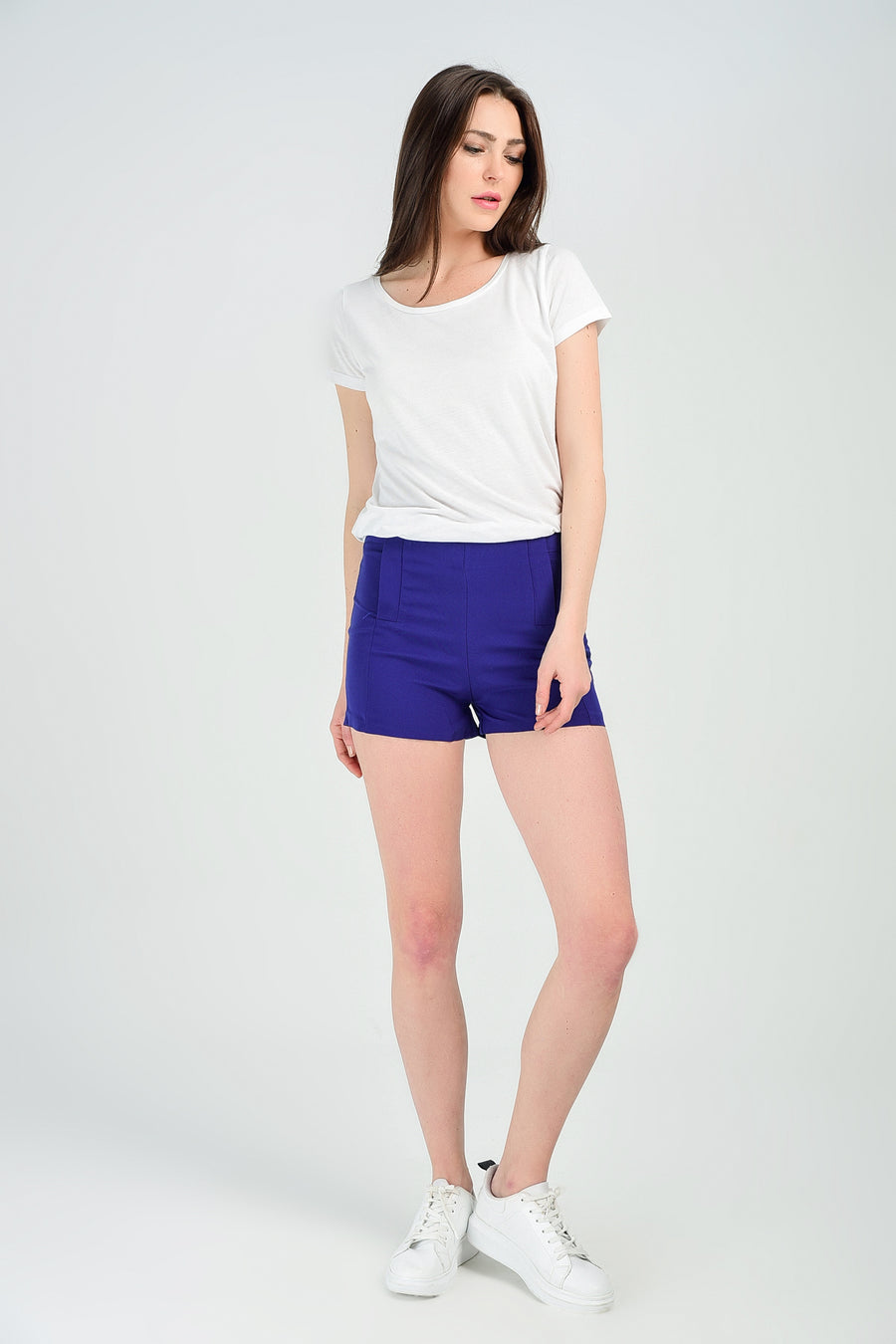 Toptan Sus Cepli Atlas Krep Sort — Saks