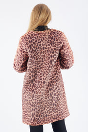 Wholesale Snap-Button Printed Fabric Coat