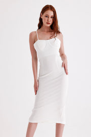 Toptan Arka Gizli Fermuarli Gloplu Askili Ottoman Elbise