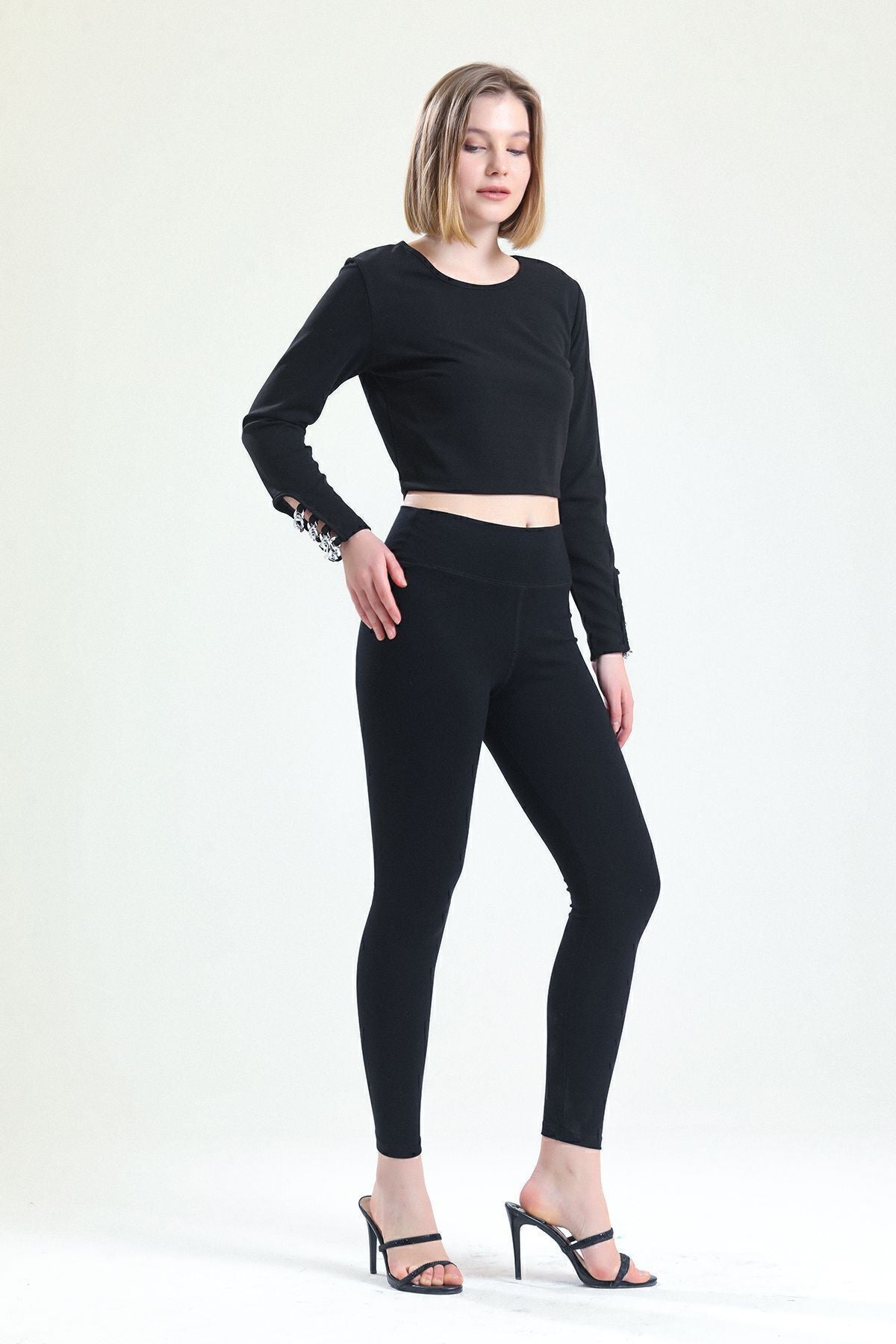 Toptan Full Lycra Push Up Tayt Toparlayıcı Çelikli Tayt