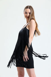 Wholesale Tasseled Mini Evening Dress