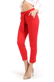 Toptan Beli Kusaklı Kumas Pantolon