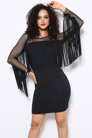 Wholesale Sleeveless and Front-Tasseled Dress