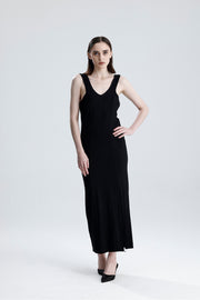 Wholesale Thick-Strap Lycra Viscose Casual Dress