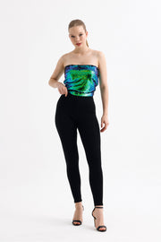 Toptan Full lycra push up  tayt Toparlayıcı Çelikli Tayt