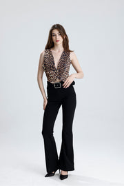 Wholesale Lined Sequin Evening Vest with Covered Buttons